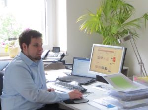 Christian Krätzig schraubt an der neuen Homepage
