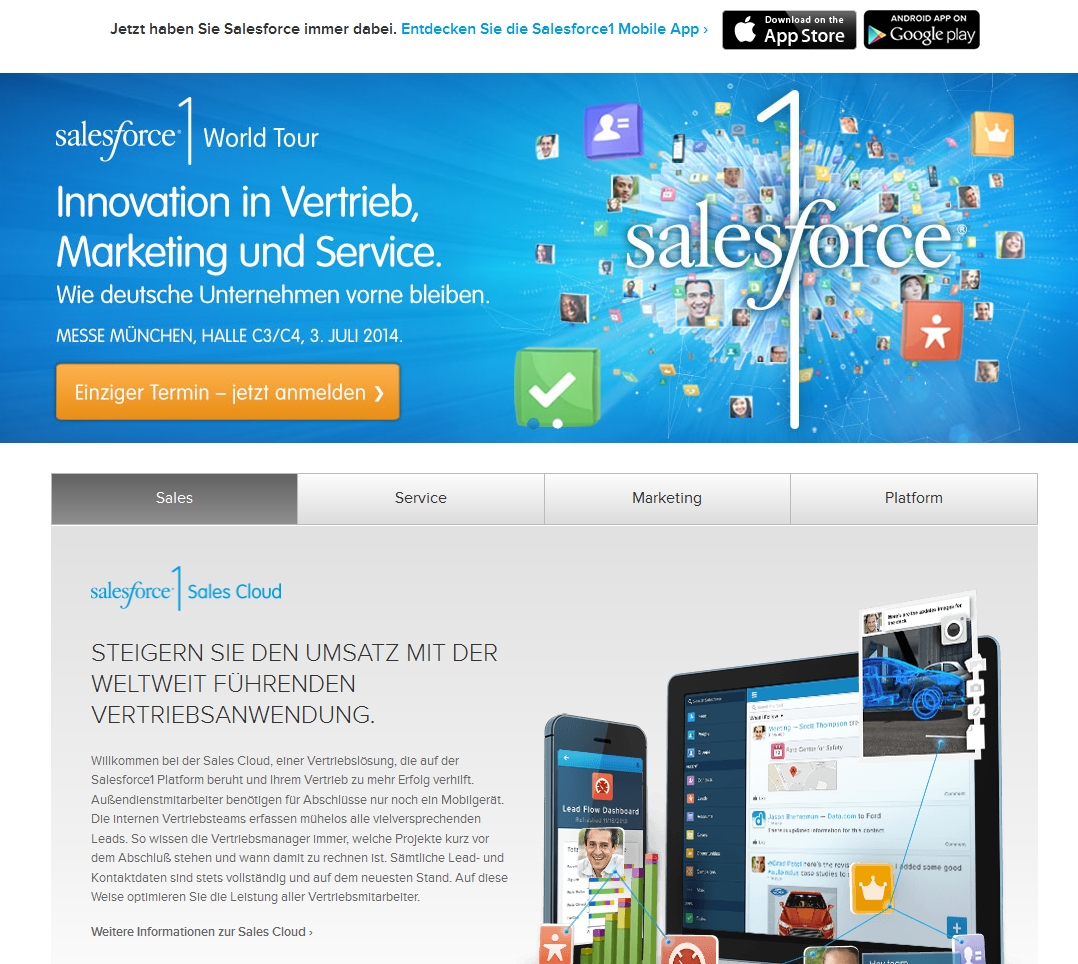 Empfehlung salesforce