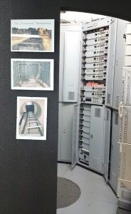 Unterirdisches Tonnenamt in der Röhre