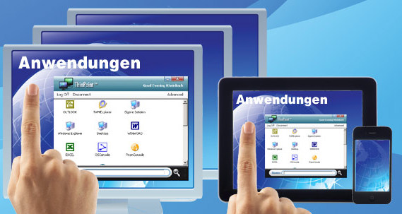 Thinpoint Desktop-Virtualisierung mit Anwendungsbereitstellung auf jedem Endgerät ...