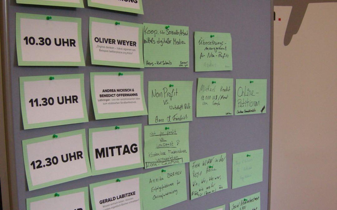 Non-Profit Camp in Aachen – Die etwas andere Konferenz