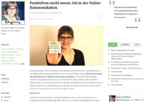 Blog als Bewerbung