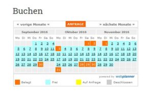 3-Monatsansicht des webplanner