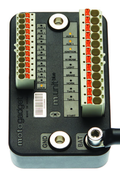 Erste elektronische Steuerbox fürs Motorrad mit Bluetooth LE