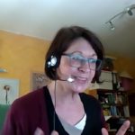 Sabine Faltmann im Webinar